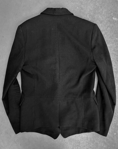 Ann Demeulemeester AW11 Cut-out Shawl Collar Blazer