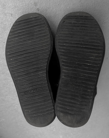 Rick Owens AW23 "LUXOR" Mega Bumper Geobasket Leather Sneakers