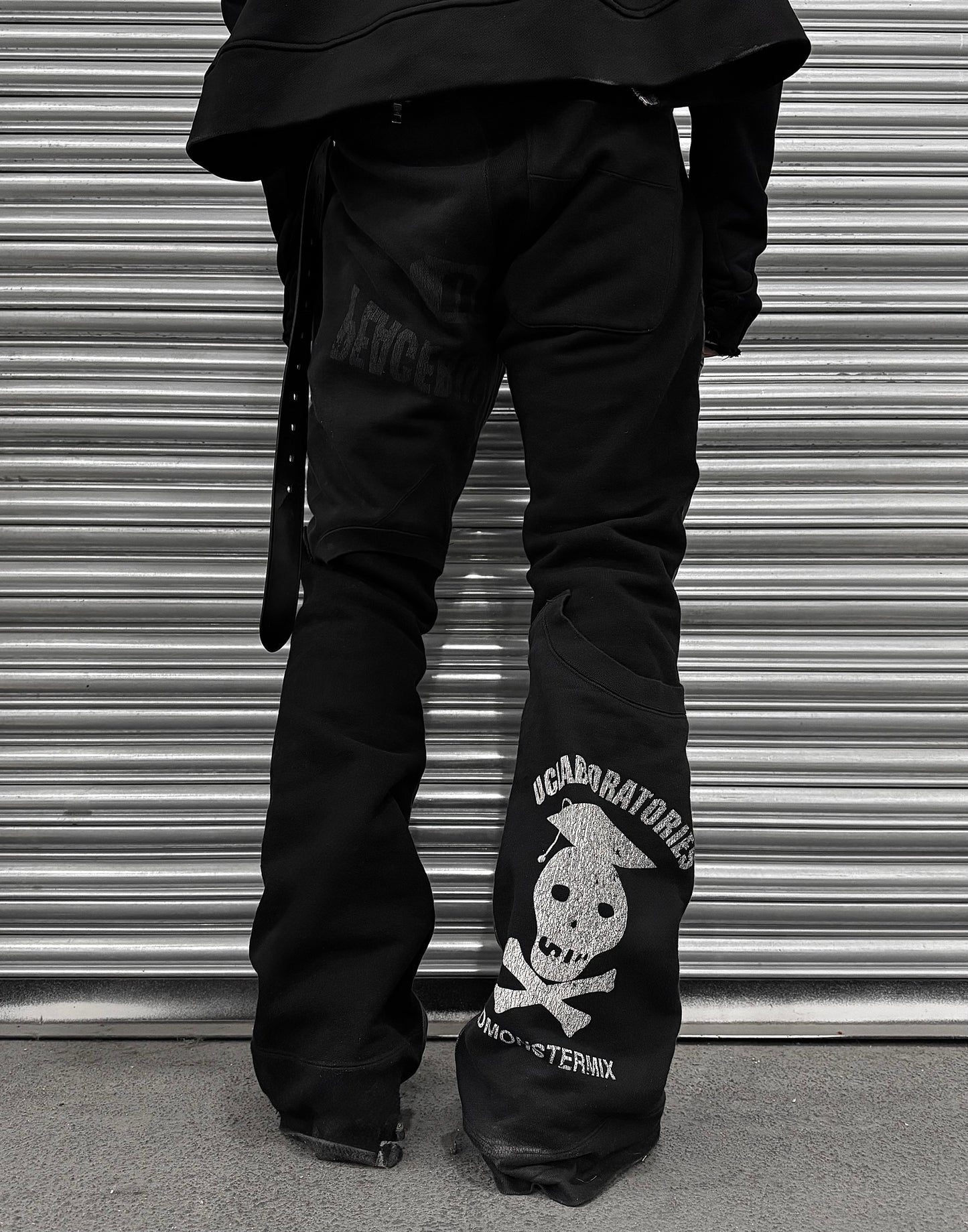 UNDERCOVER AW02 “Witch’s Cell Division” Hybrid Cargos Flare Denim