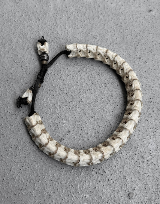 IfSixWasNine Genuine Python Spine Bones Bracelet