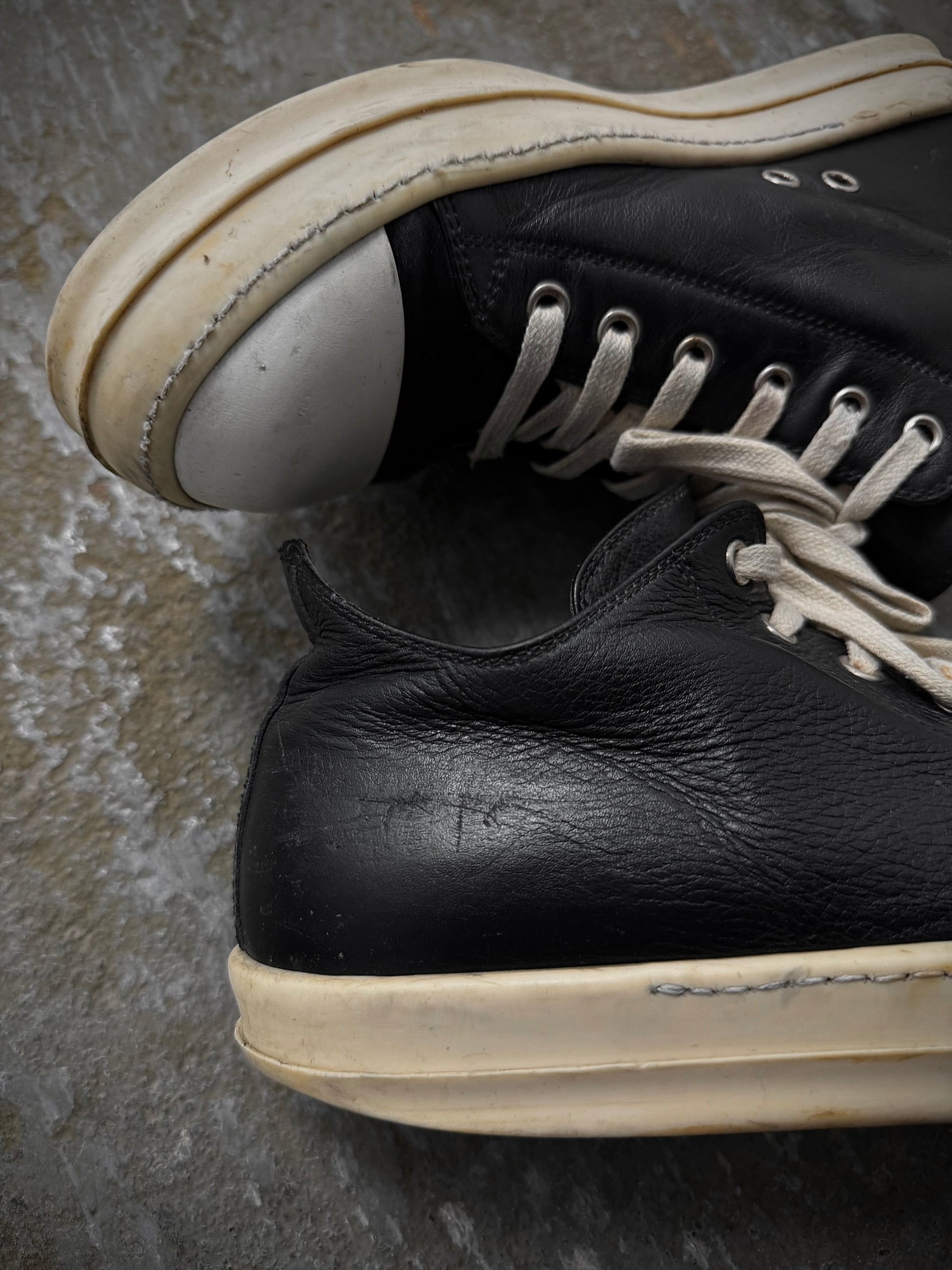 Other Rick Owens AW16 "MASTODON" Low-top Ramones Calf Leather Sneakers detail | DRIEW GARMENTS
