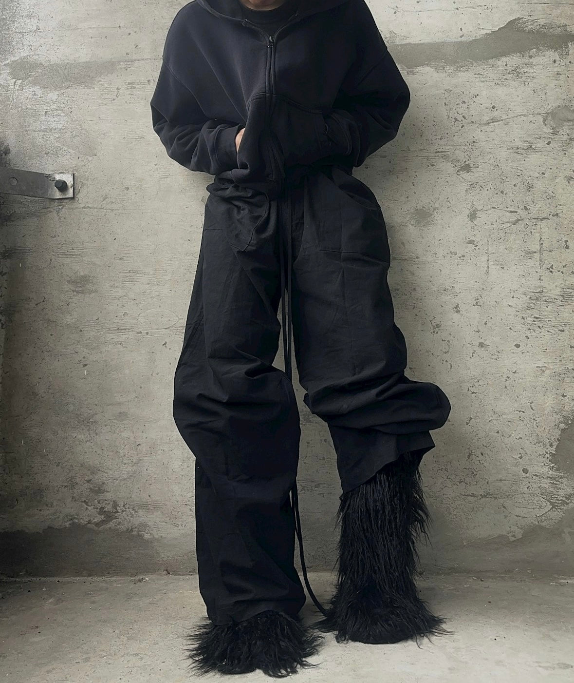 Mihara Yasuhiro AW22 Runway “Yeti” Fur Leather Boots