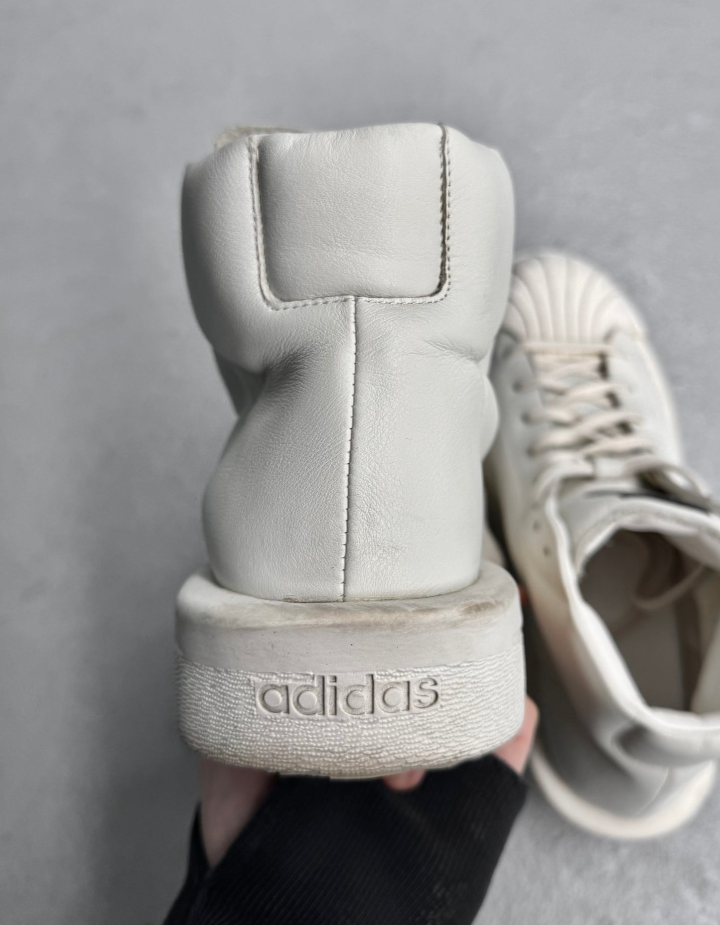 Rick Owens x adidas SS18 ‘Mastodon Pro Model II’ Leather Platform Sneakers