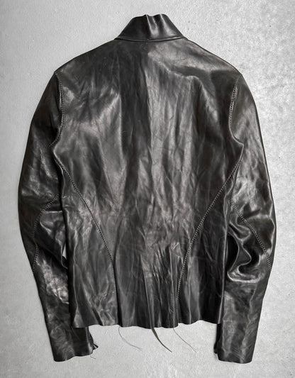 m.a+ by Maurizio Amadei ‘J244Z’ Scar-stitch Horse Leather Rider Jacket