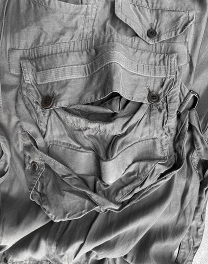 Julius_7 SS11 “Chaos; Ontological Anarchism” Gas-Mask Cargo Shorts