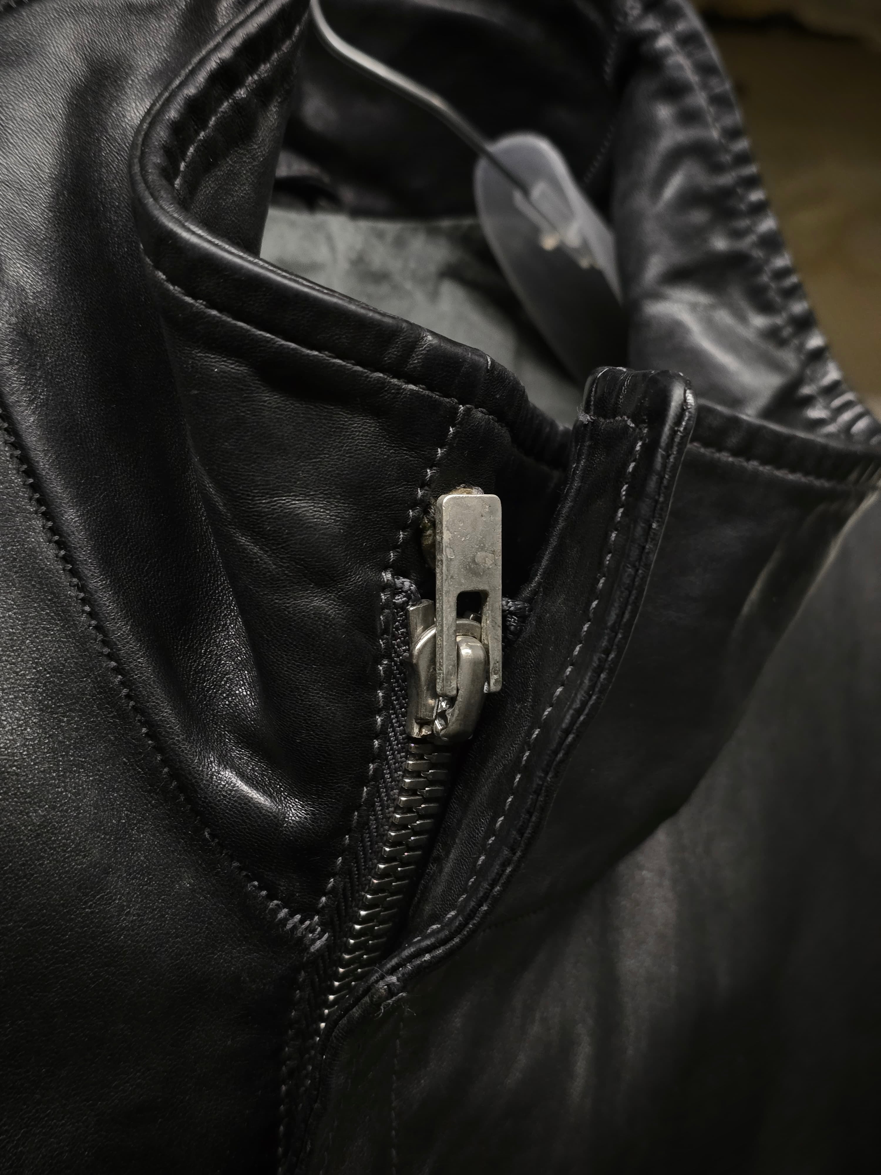 CCP Titanium Elbow Horse Leather Jacket | Archive – DRIEW