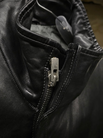 Carol Christian Poell 'LM/2599GP CORS-PTC/010' Object-dyed Lined Arthostic Titanium Elbow Horse Leath detail | DRIEW GARMENTS