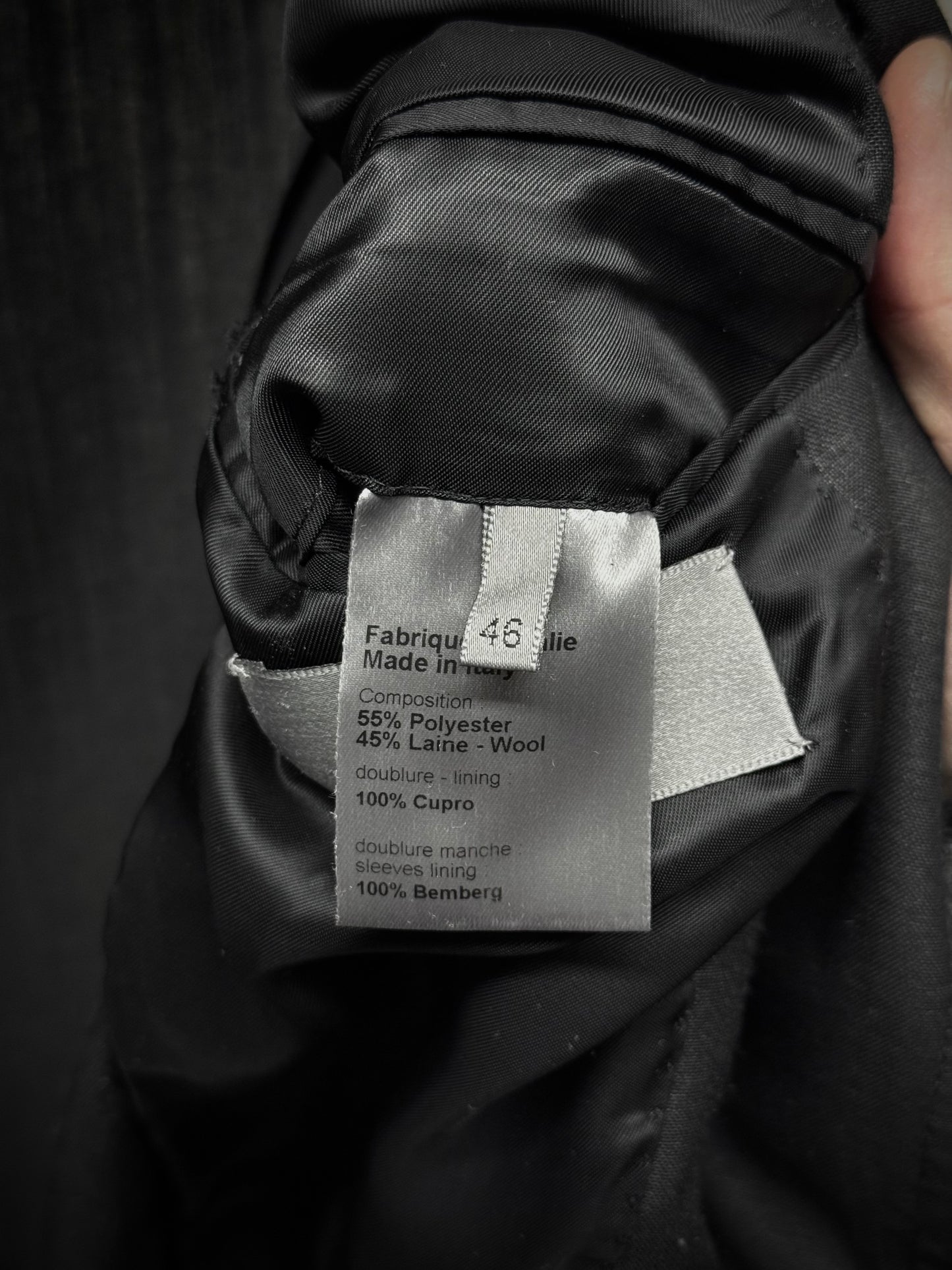 DIOR HOMME by Hedi Slimane SS07 "We Look Good Together" Metallic Two-Button Blazer