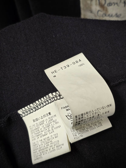 Yohji Yamamoto POUR HOMME AW22 Pigment Paper Graphic T-shirt