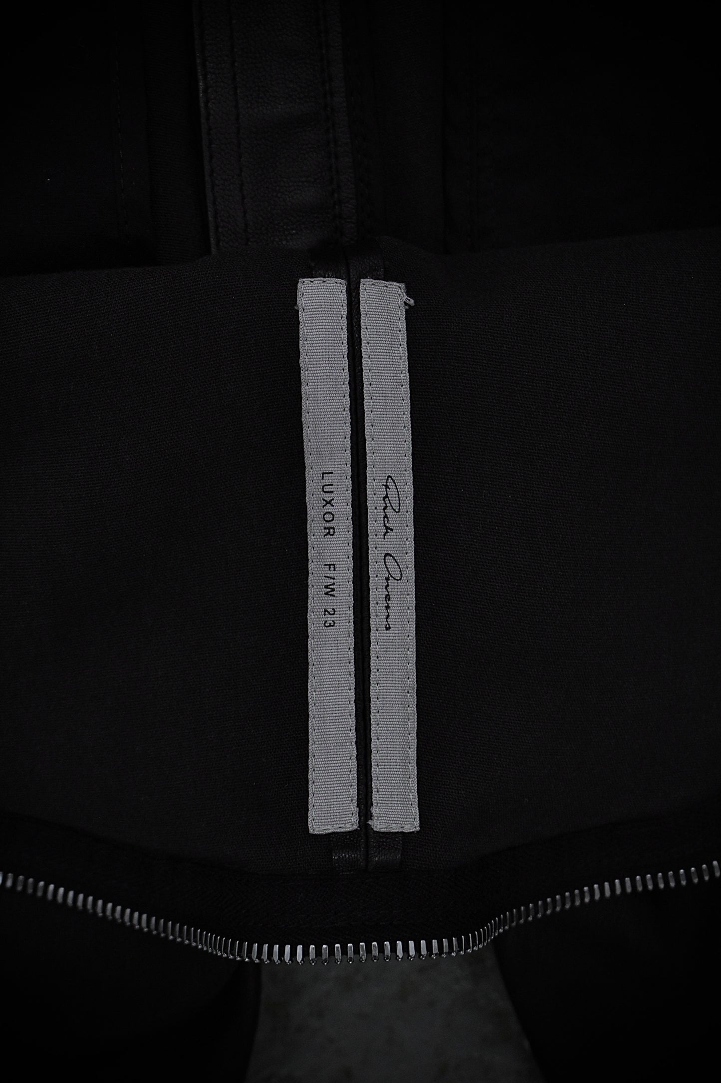 Rick Owens AW23 "LUXOR" Gary Lamb Leather Skinny Pants