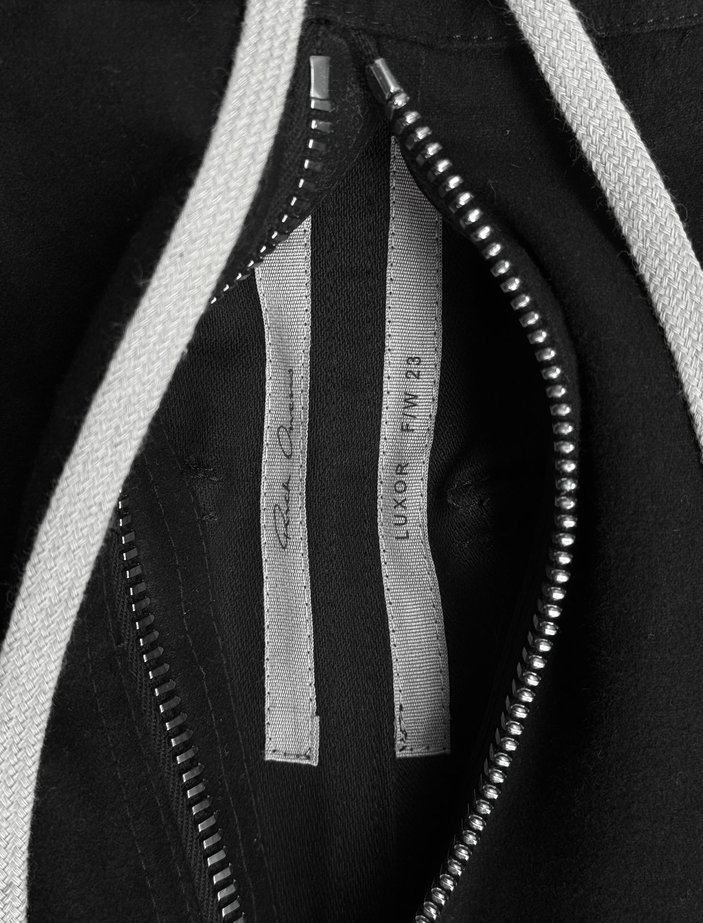 Rick Owens AW23 “LUXOR” Moleskin Jumbo Leg ‘Bela’ Cargo Pants