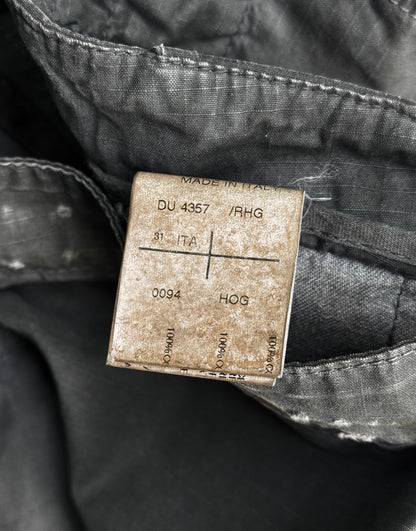 Rick Owens DRKSHDW AW09 “CRUST” Hogwash Aircut Ripstop Pants