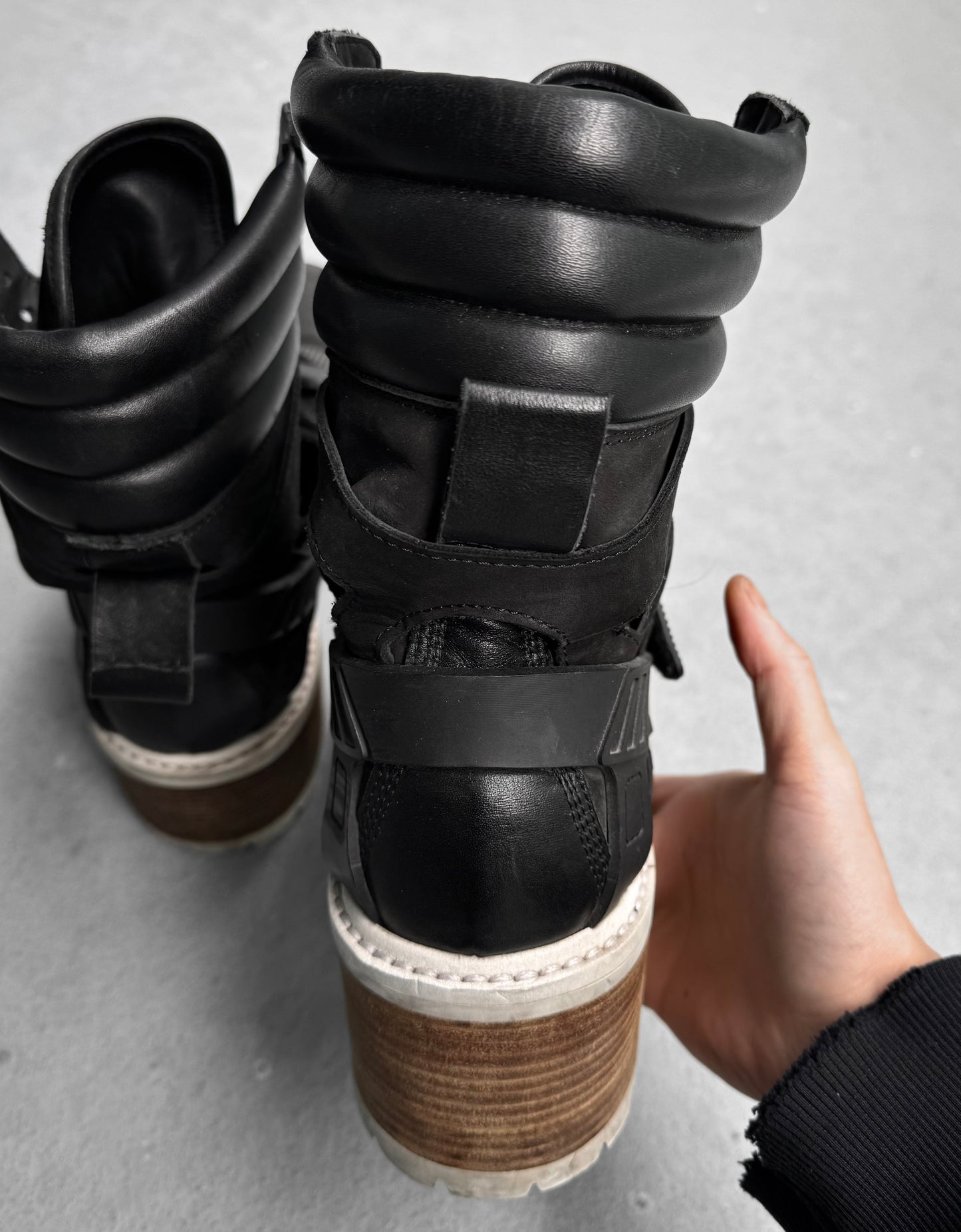 Hood By Air AW15 “DADDY” Avalanche High-Heel Boots