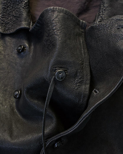 Boris Bidjan Saberi AW09-10 JP2 Waxed Perforated Lamb Leather Jacket