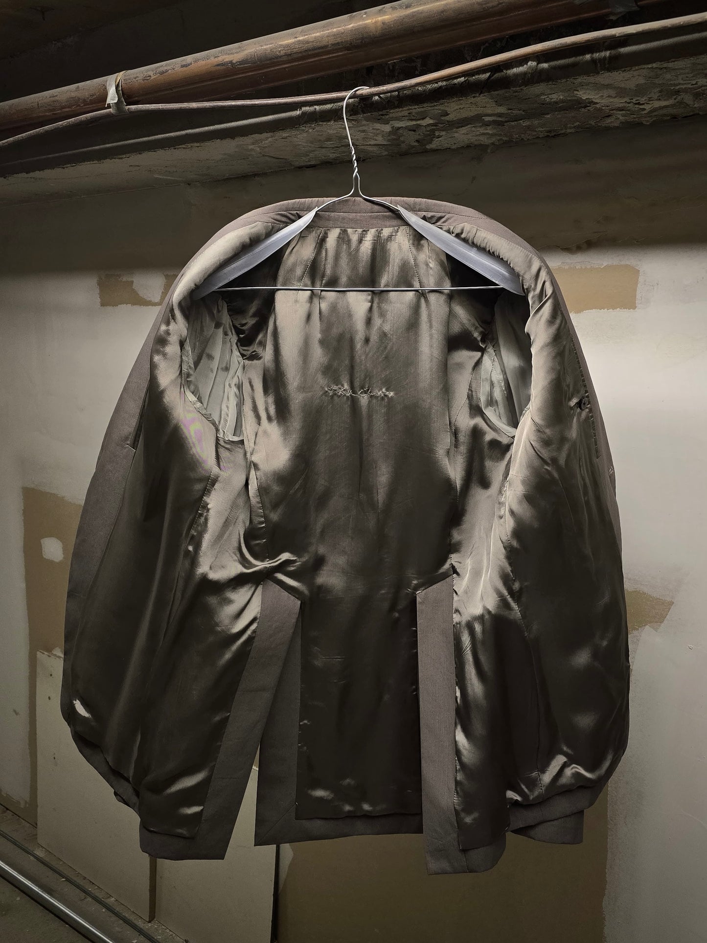 Rick Owens SS22 "FOGACHINE" DUST Moleskin Blazer