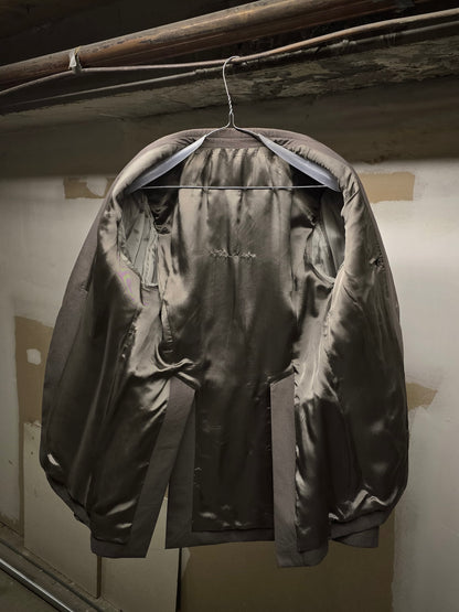 Rick Owens SS22 "FOGACHINE" DUST Moleskin Blazer