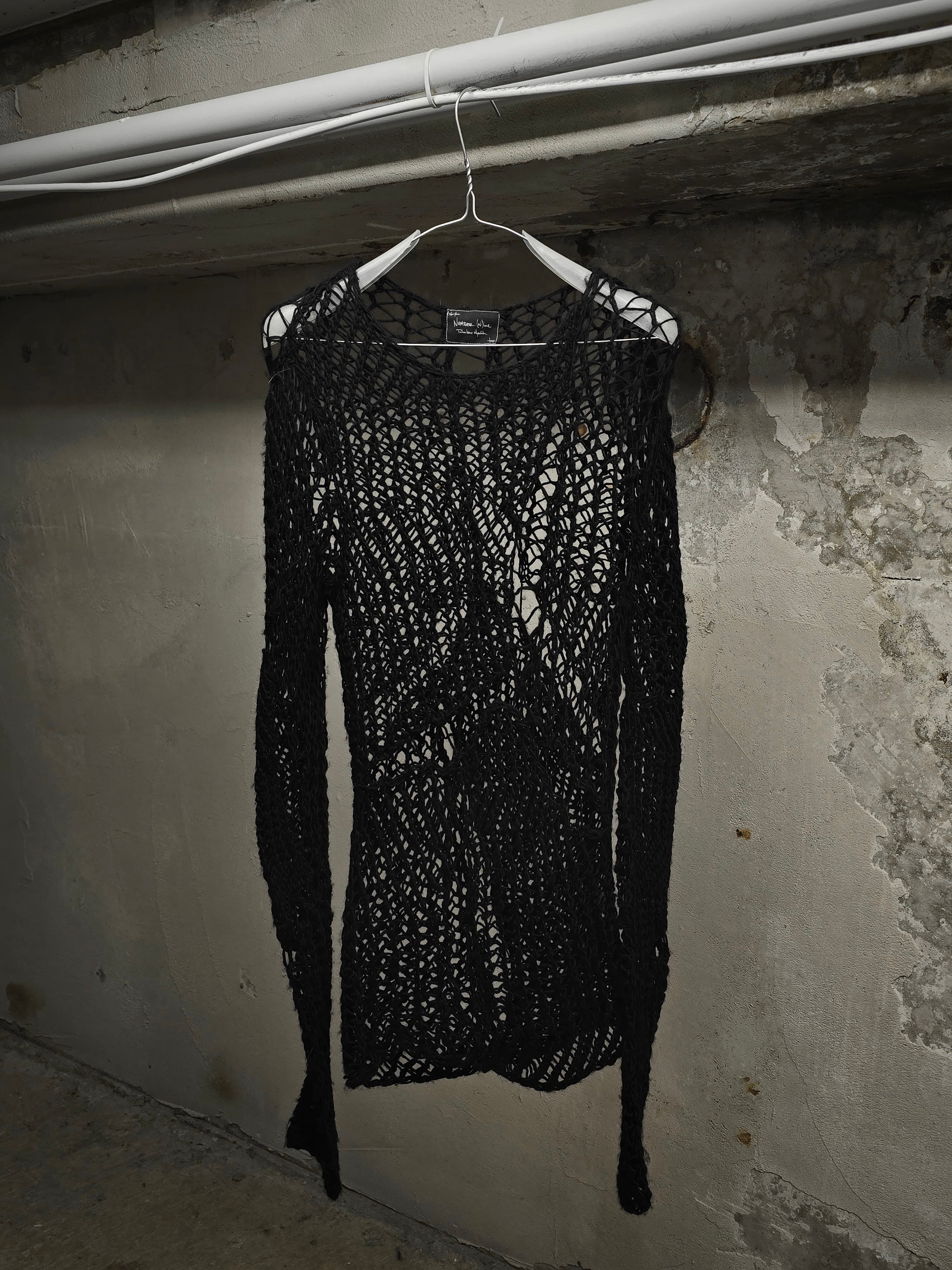 NUMBER(N)INE 05AW ピークドジャケット SIZE:3 Number (N)ine AW05 “The High Streets” Hybrid Wool Sheep Leather