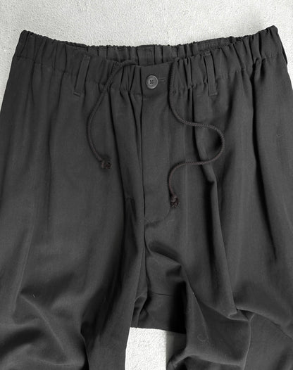 Yohji Yamamoto POUR HOMME SS20 Pleated Drop-crotch Balloon Crop Pants