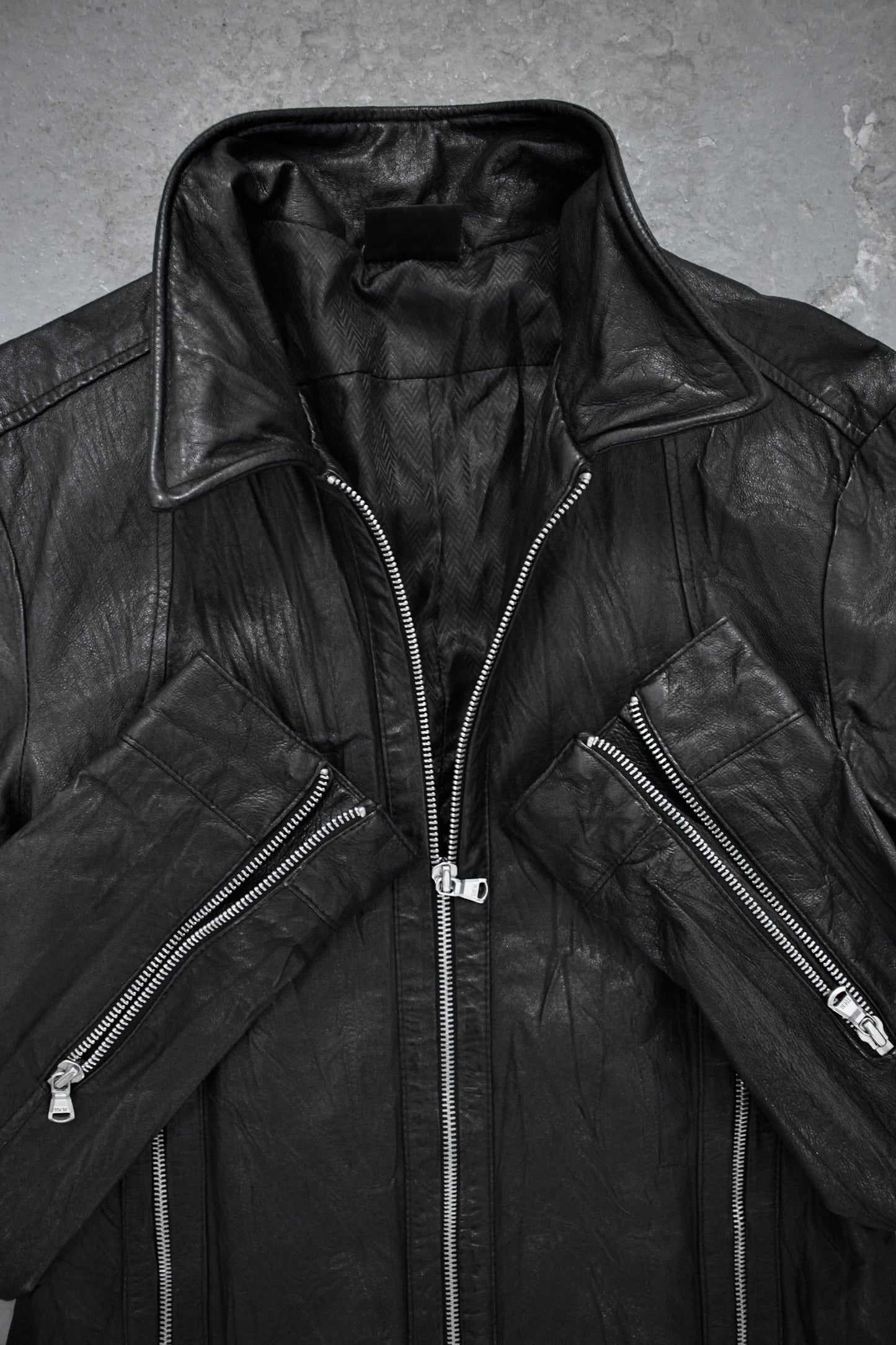 Jackrose Early 00s Pigskin Leather Rider Jacket detail | DRIEW GARMENTS