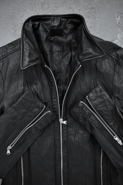Jackrose Early 00s Pigskin Leather Rider Jacket detail | DRIEW GARMENTS