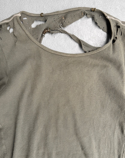 IfSixWasNine Early 00s ‘MUDMAX’ Ribbed Cotton T-shirt