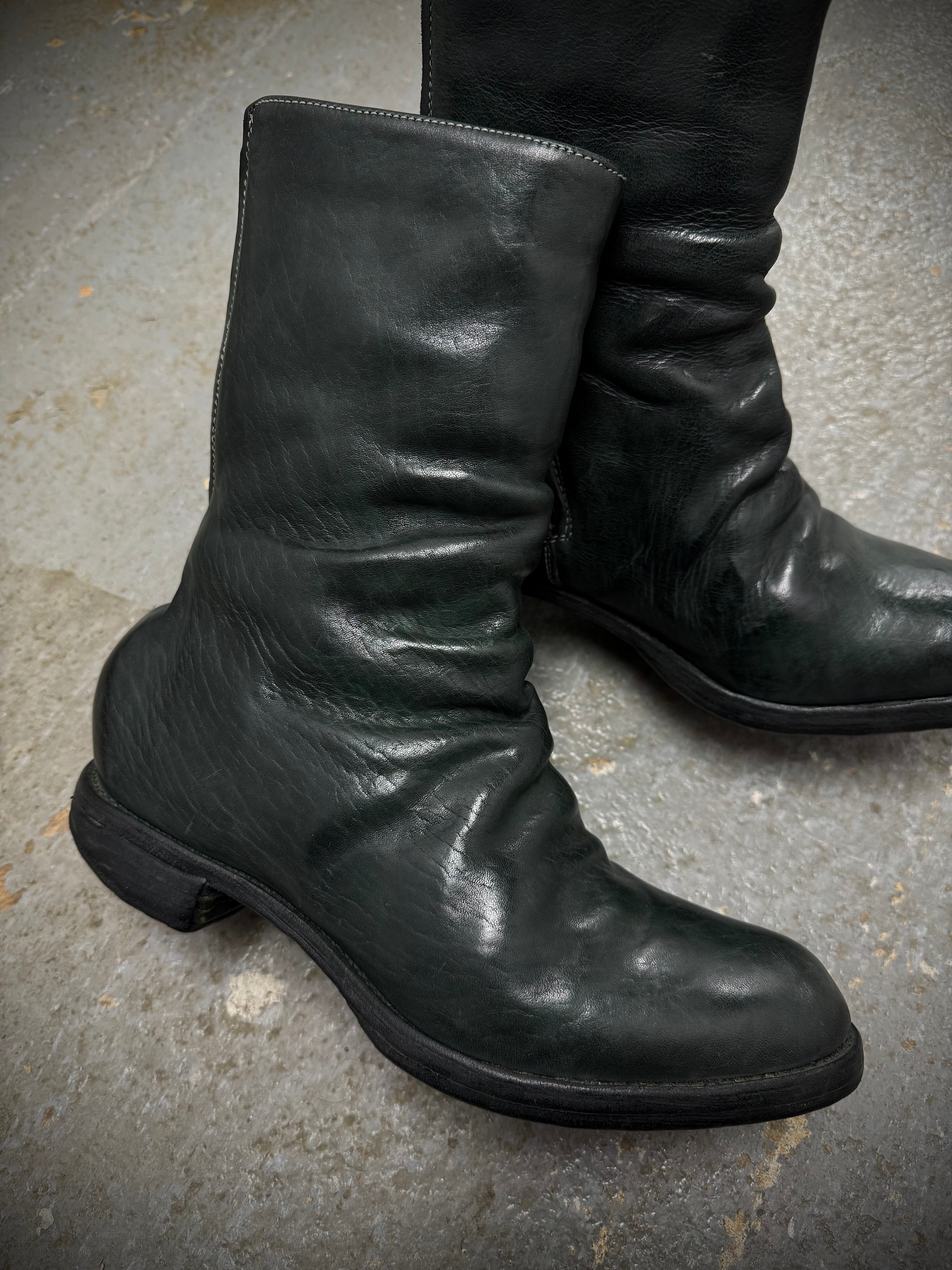 Carol Christian Poell Spur Biter Crimp Front Boots | DRIEW
