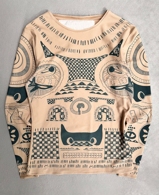 H&M x Maison Martin Margiela AW12 Tattoo Long-sleeve