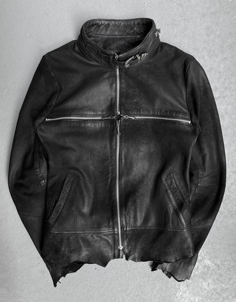 14thAddiction AW17 Sheepskin Cross-Zip Jacket | Size S – DRIEW