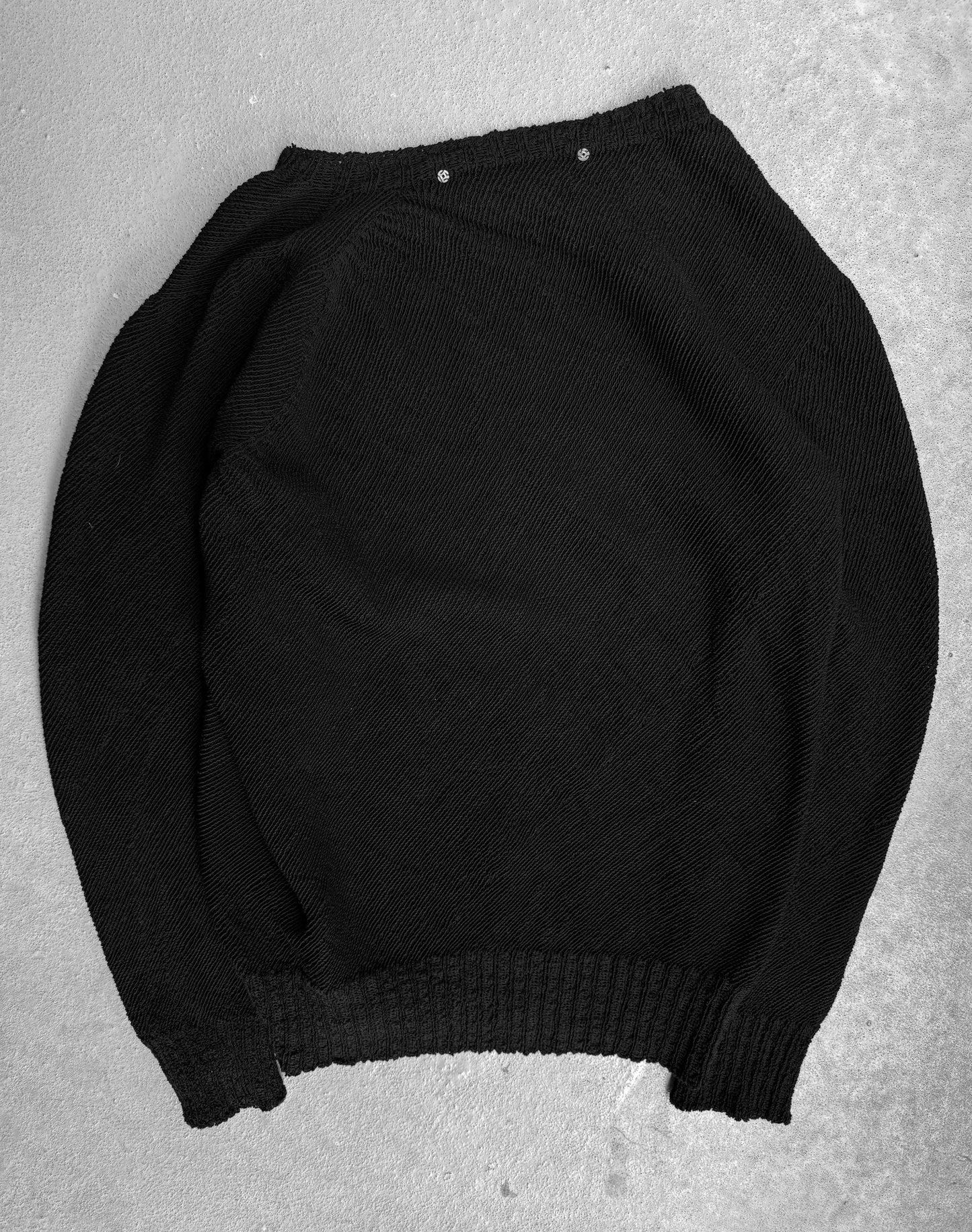 Carol Christian Poell ‘KM/2629-IN PENTASIR’ Seamless Round Neck Wool Knitted Sweater
