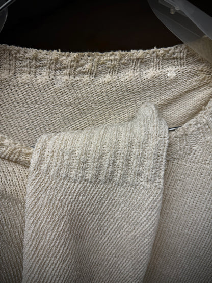 Carol Christian Poell ‘KM/2629-IN PENTASIR/1’ Seamless Round Neck Wool Knitted Sweater detail | DRIEW GARMENTS