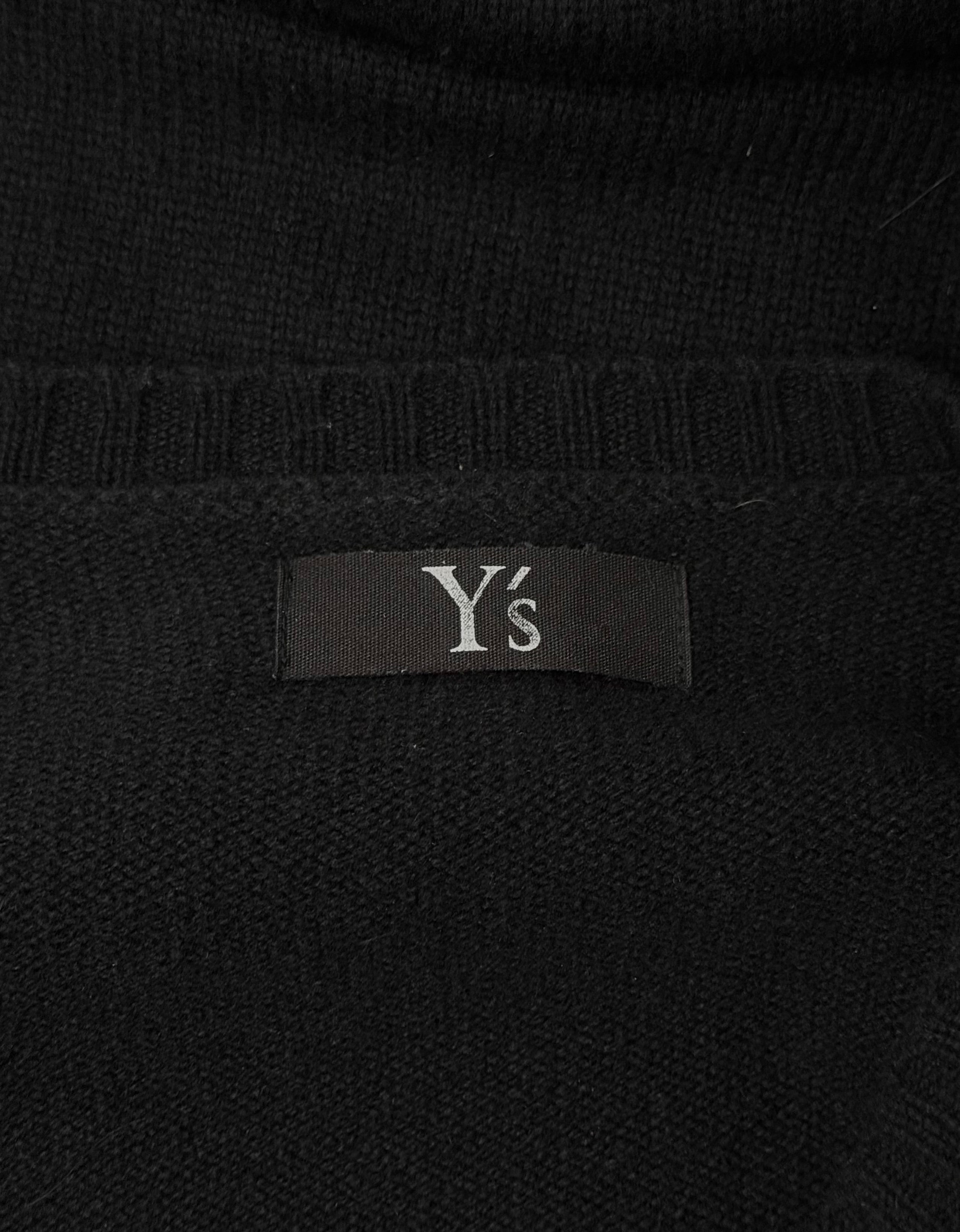 Y's Yohji Yamamoto AW21 Crow Embroidered Wool Sweater L – DRIEW