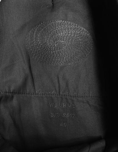 Rick Owens SS17 “WALRUS” Wide Leg Wool-blend Cargo Pants