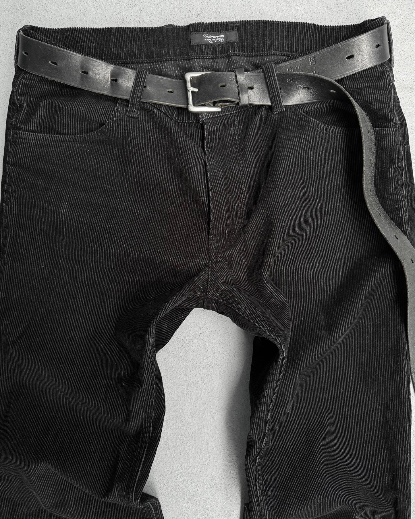 UNDERCOVER AW12 Cut-off Patti Smith’s ‘Lightning Bolt’ Corduroy Pants