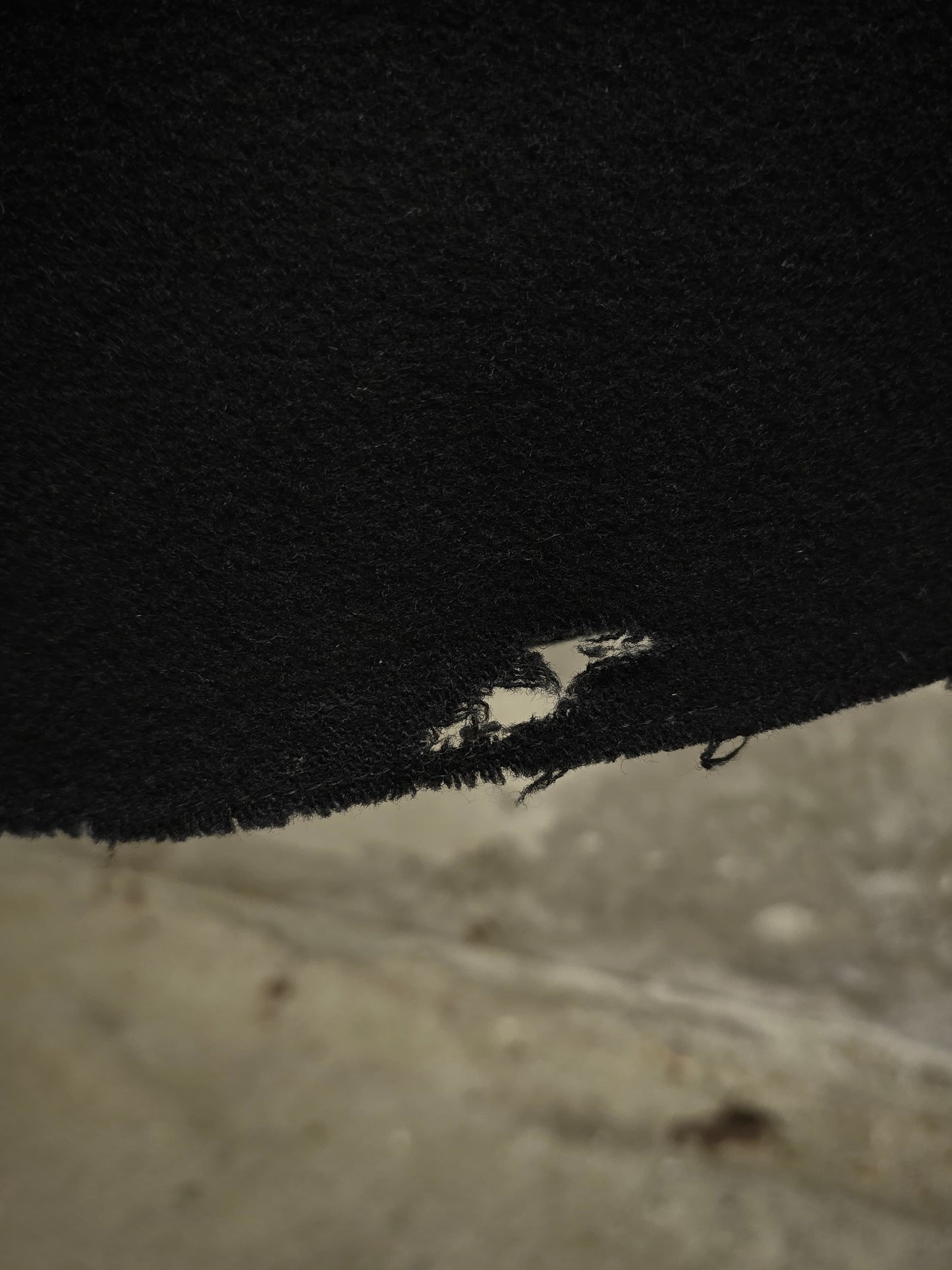 Isamu Katayama "BACKLASH" Blistered Sheepskin Trim Wool Bootcut Pants detail | DRIEW GARMENTS