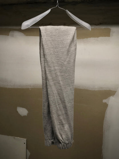 m.a+ by Maurizio Amadei SS24 'P1121EE JMH' Fitted Linen Knit Jogging Pants