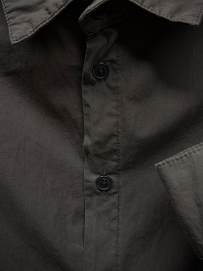 SILENT by DAMIR DOMA 2010s Olive Grey Classic Button-up Shirt