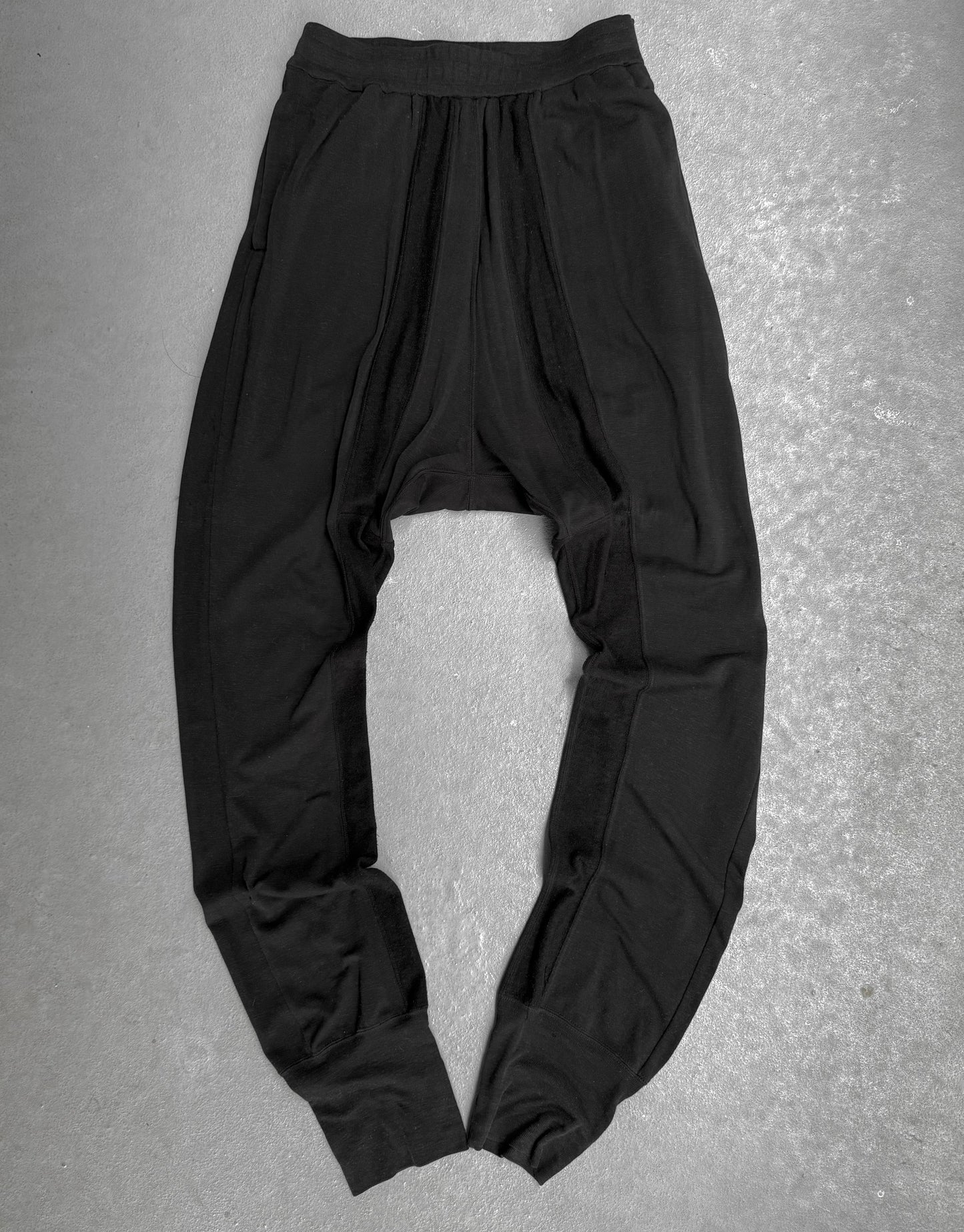 Julius_7 SS12 "edge;" Drop-crotch Cupro Linen Sweat Pants