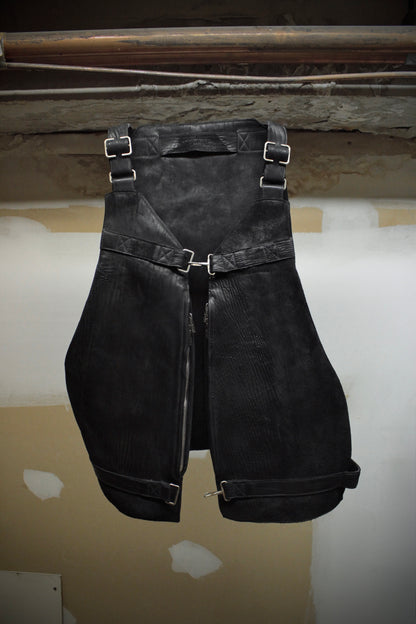 Carol Christian Poell 'AM/2608 CUBS-PTC/010' Object-dyed Horse Culatta Leather Vest Bag | Archive Fashion Toronto