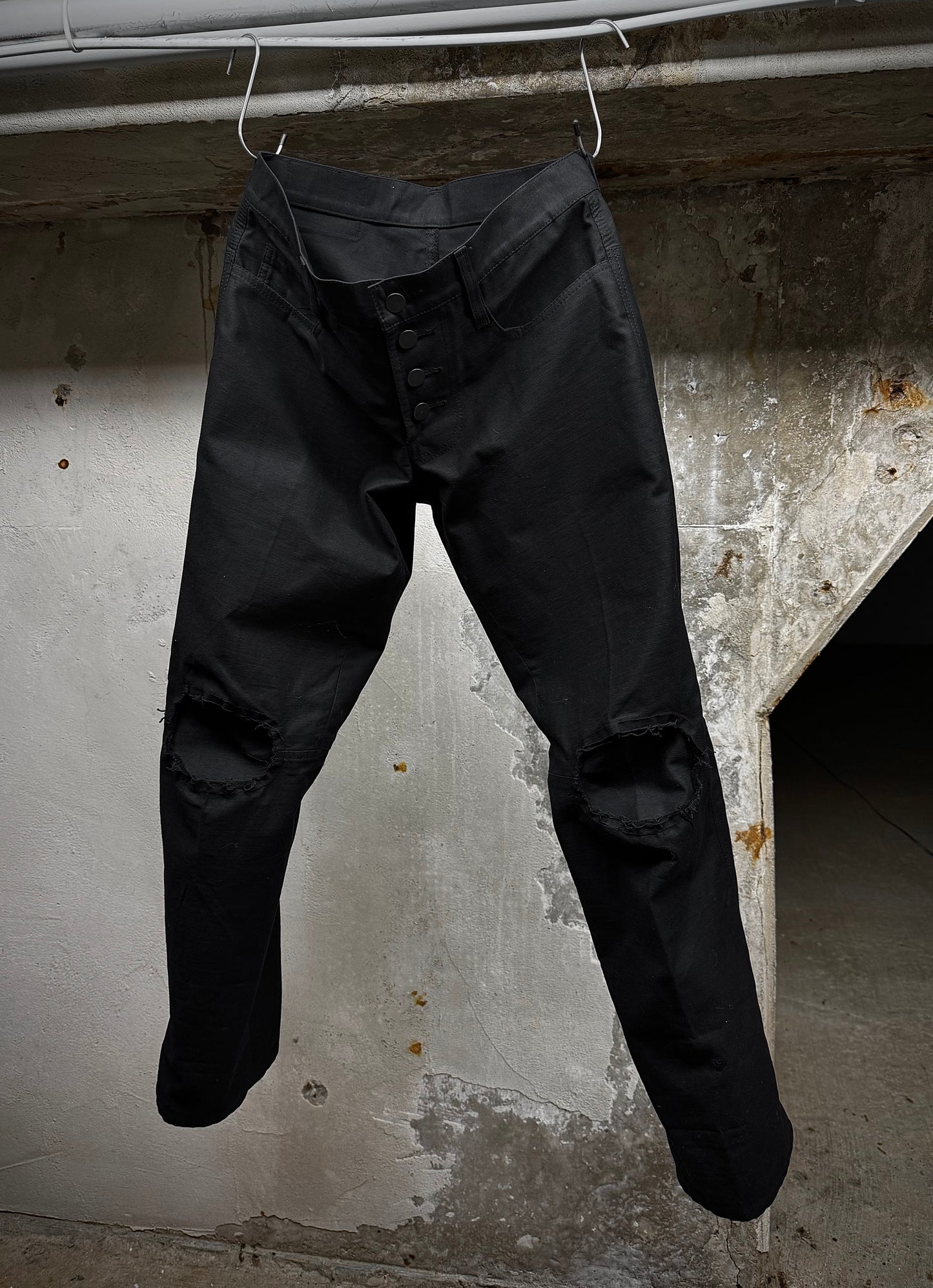 Christopher Nemeth 'NO. 820' 3D Structure Repaired Knee Denim | Archive Fashion Toronto