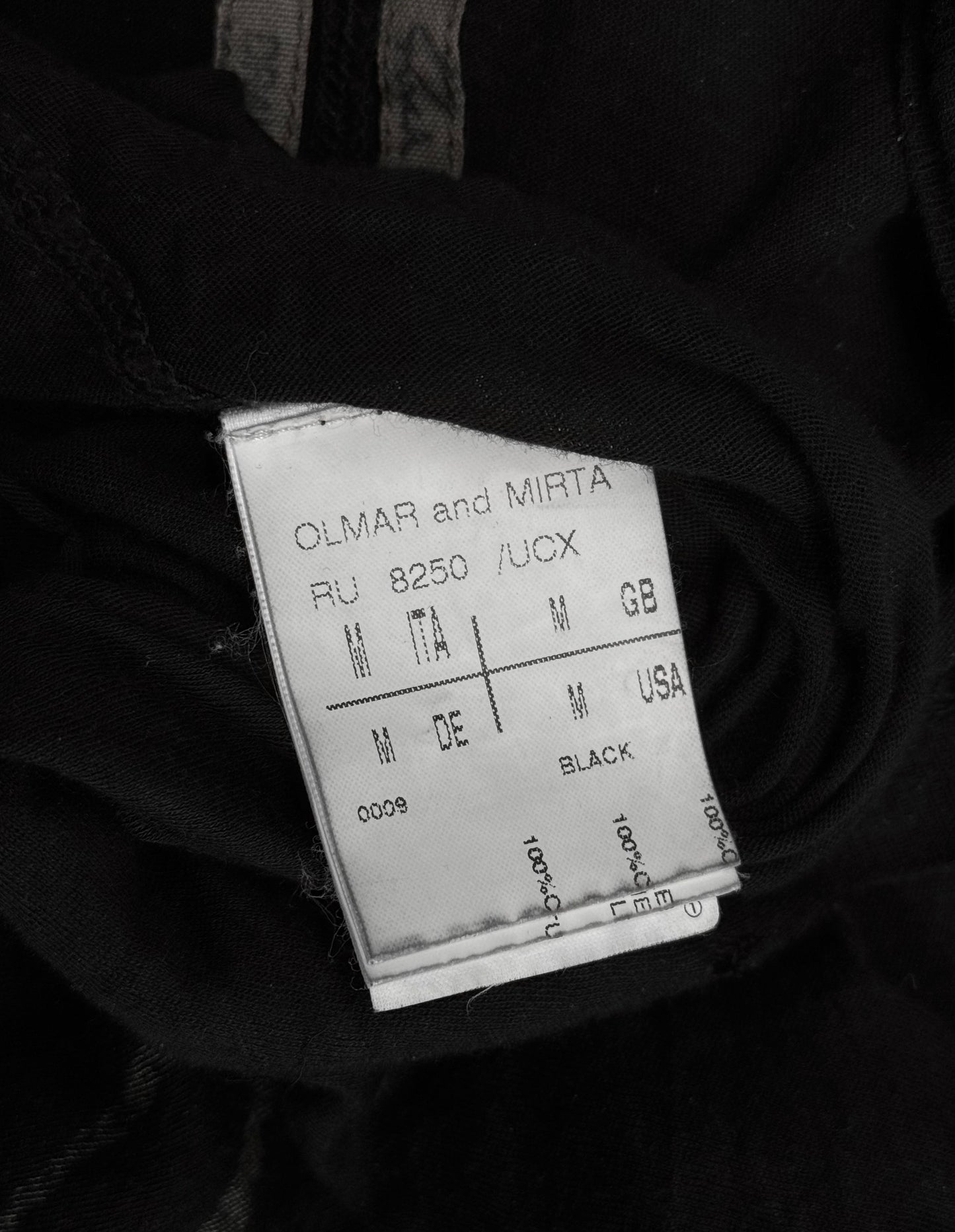 Rick Owens SS07 “DRAKE” Vomit Bleached Sheer T-shirt