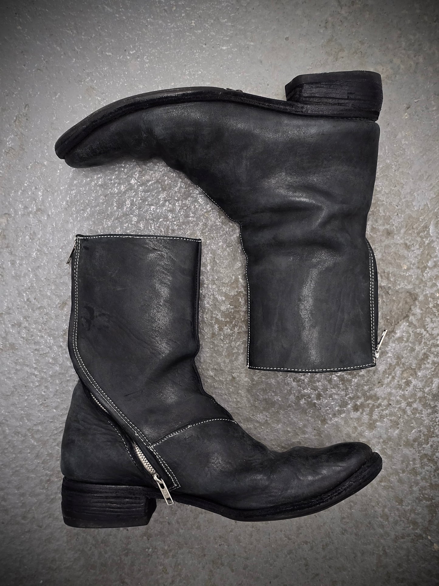 Carol Christian Poell 2009 MALE ‘AM/2521 SX CORS-PTC/12’ Object-dyed Horse Leather Lined Tornado Zi | Archive Fashion Toronto