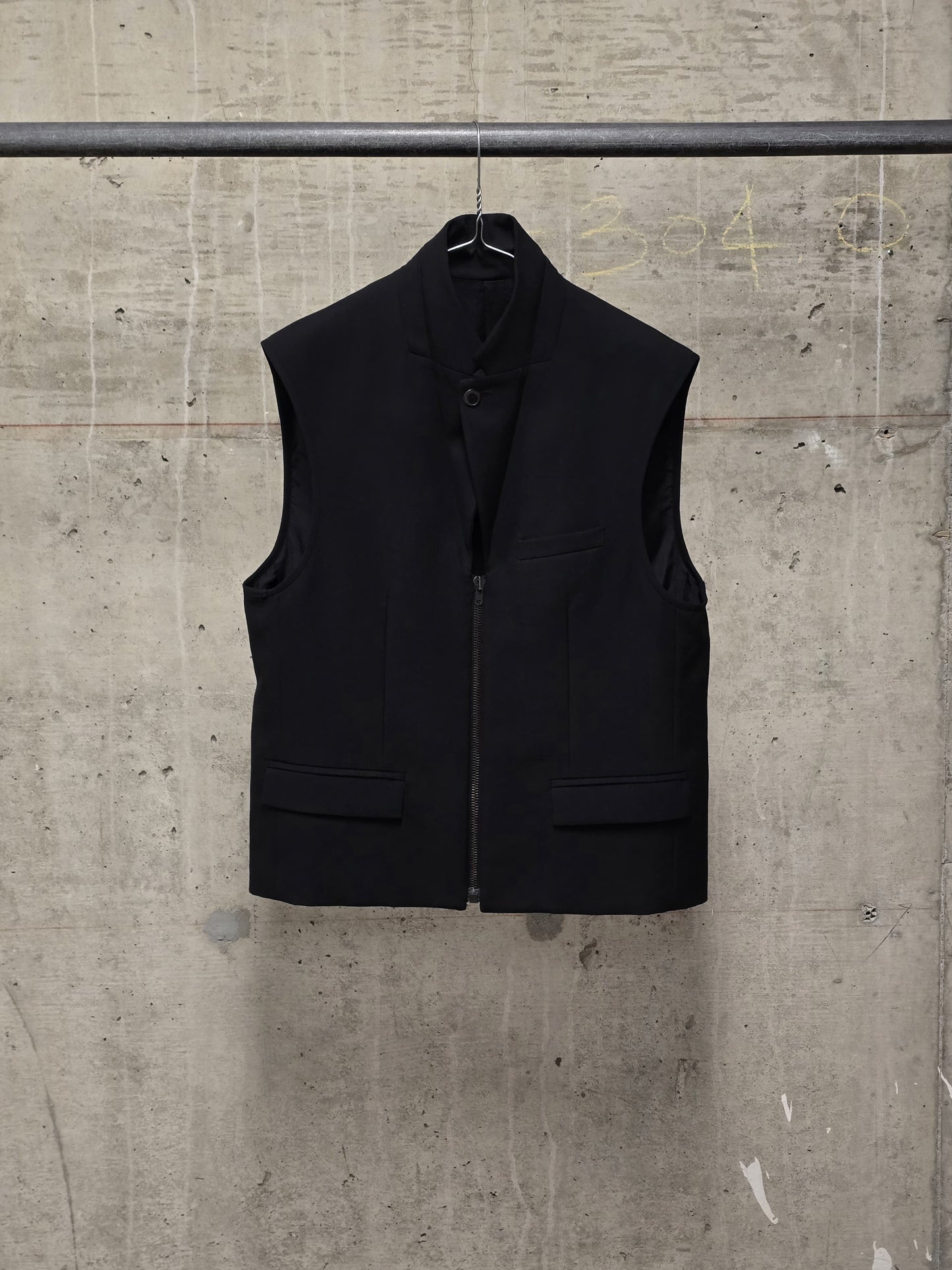 Number (N)ine Wool AW06 "NOIR" Four Leaf Clover Patch Double Layered Bomber Blazer