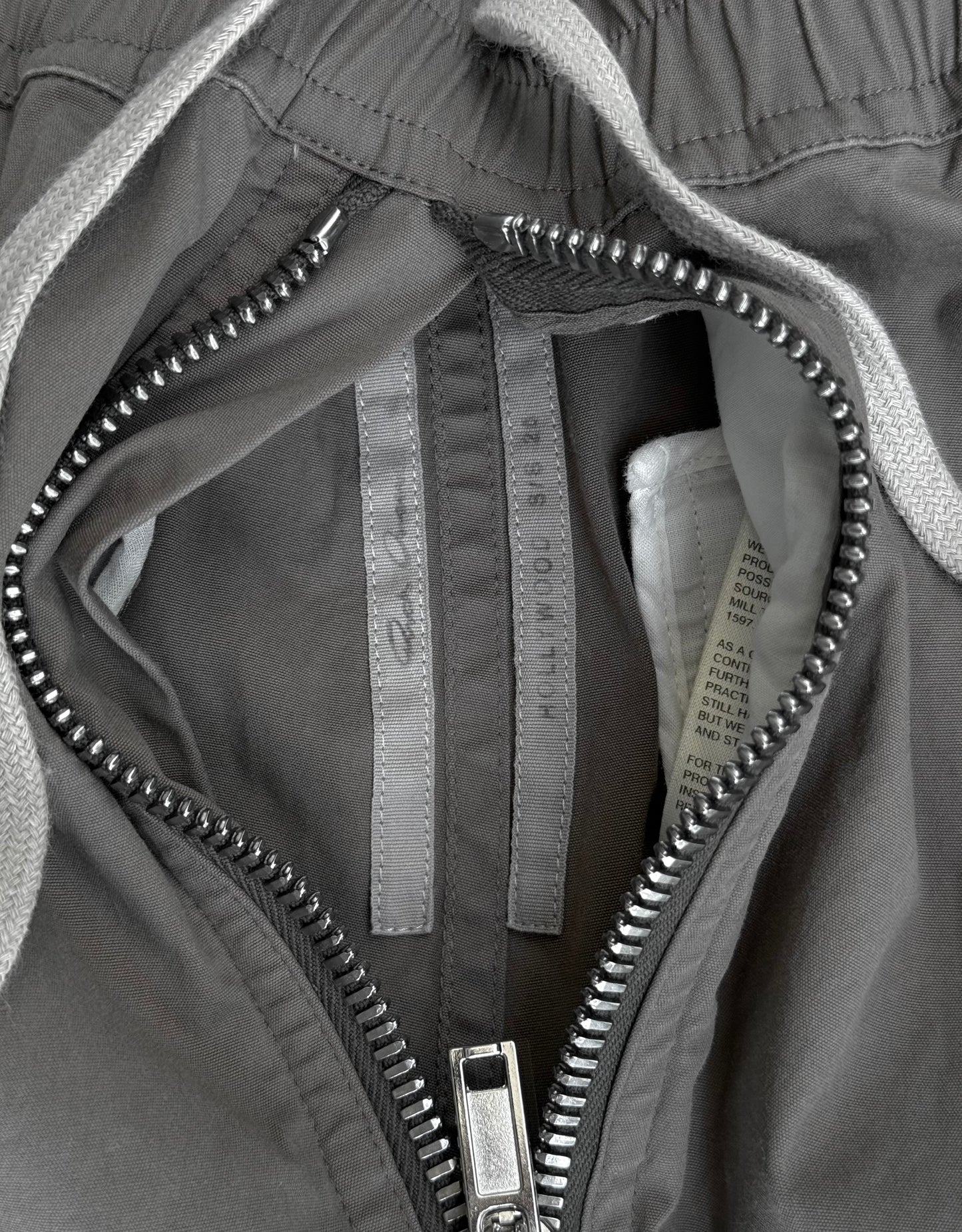 Rick Owens SS25 "HOLLYWOOD" DUST Wide-leg Cargobelas Cargo Pants