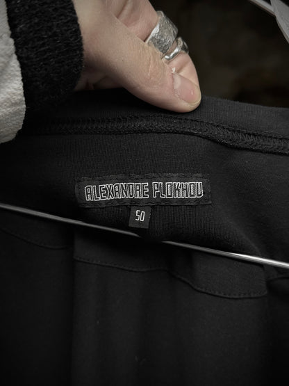 Alexandre Plokhov 2010s Three-way Diagonal Seam Long Tank Top detail | DRIEW GARMENTS