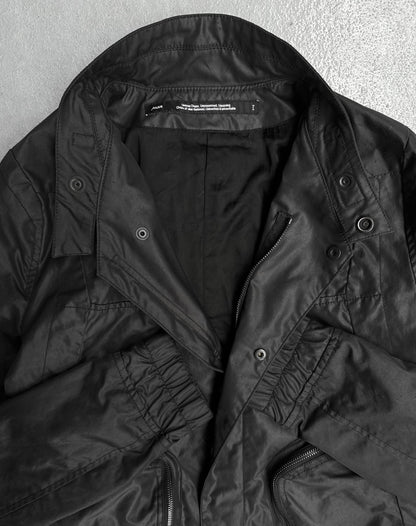 Julius_7 AW22-23 “EREBUS;” Nylon Multi-zip Rider Jacket