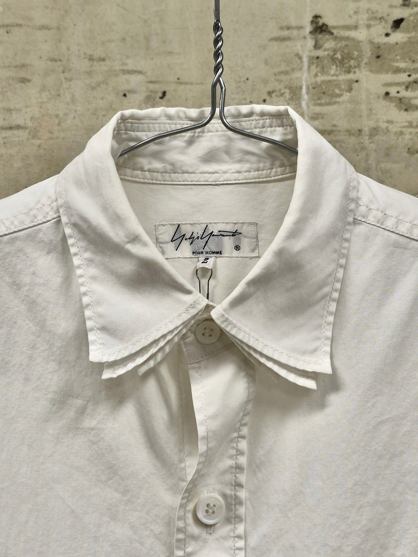 Yohji Yamamoto POUR HOMME AW18 Triple Collar Button-up Shirt