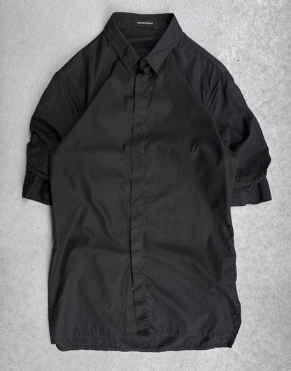 KRISVANASSCHE Early 00s Rolled Up Sleeves Button-up Shirt