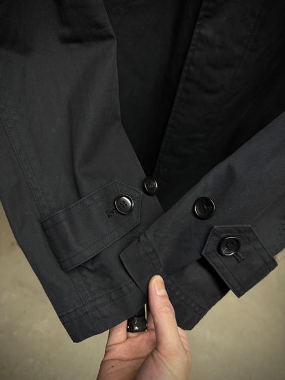 Tornado Mart Early 00s Quilt Lined Cotton Gaberdine Mac Coat