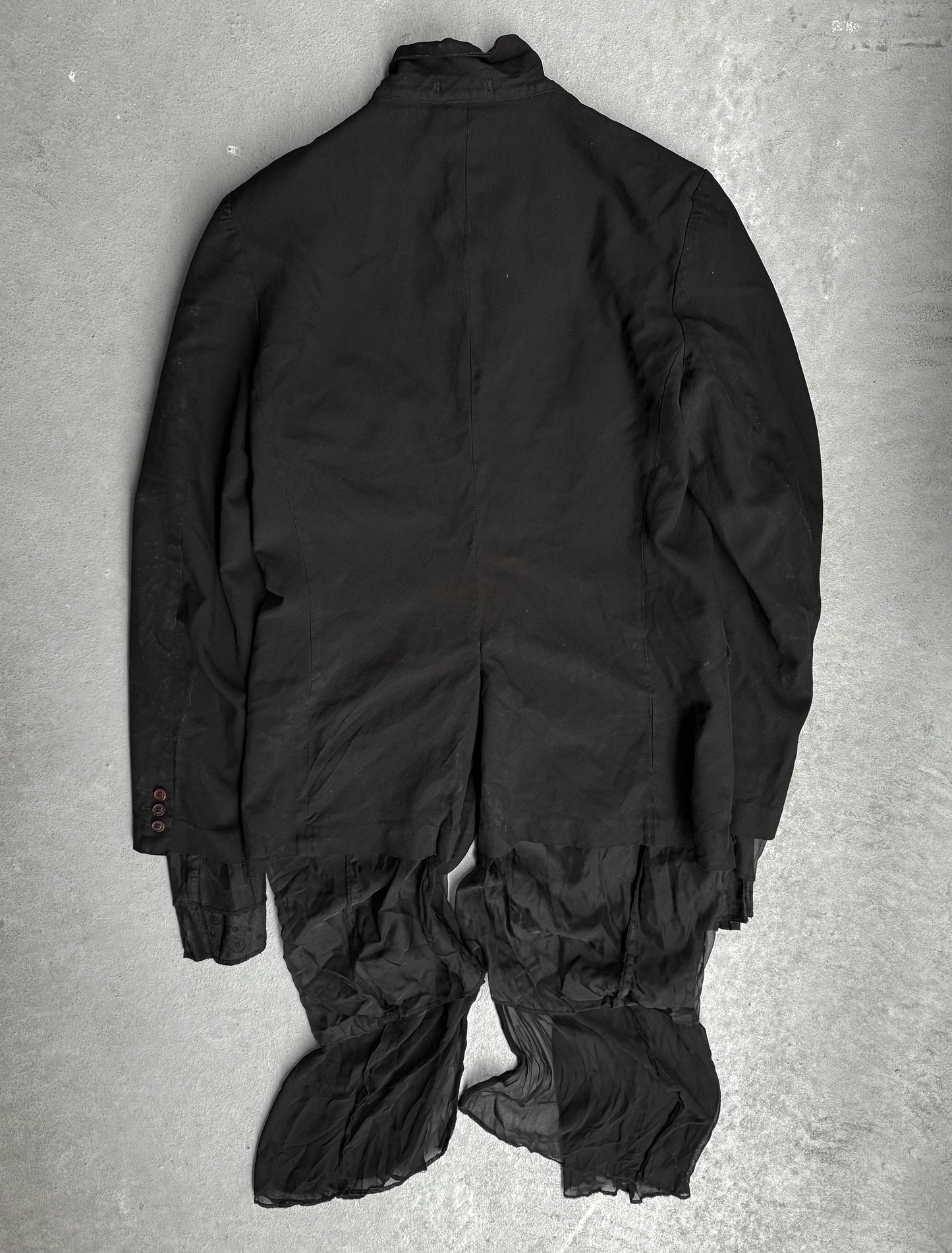 COMME des GARÇONS HOMME PLUS AW13 Sheer Layered Blazer