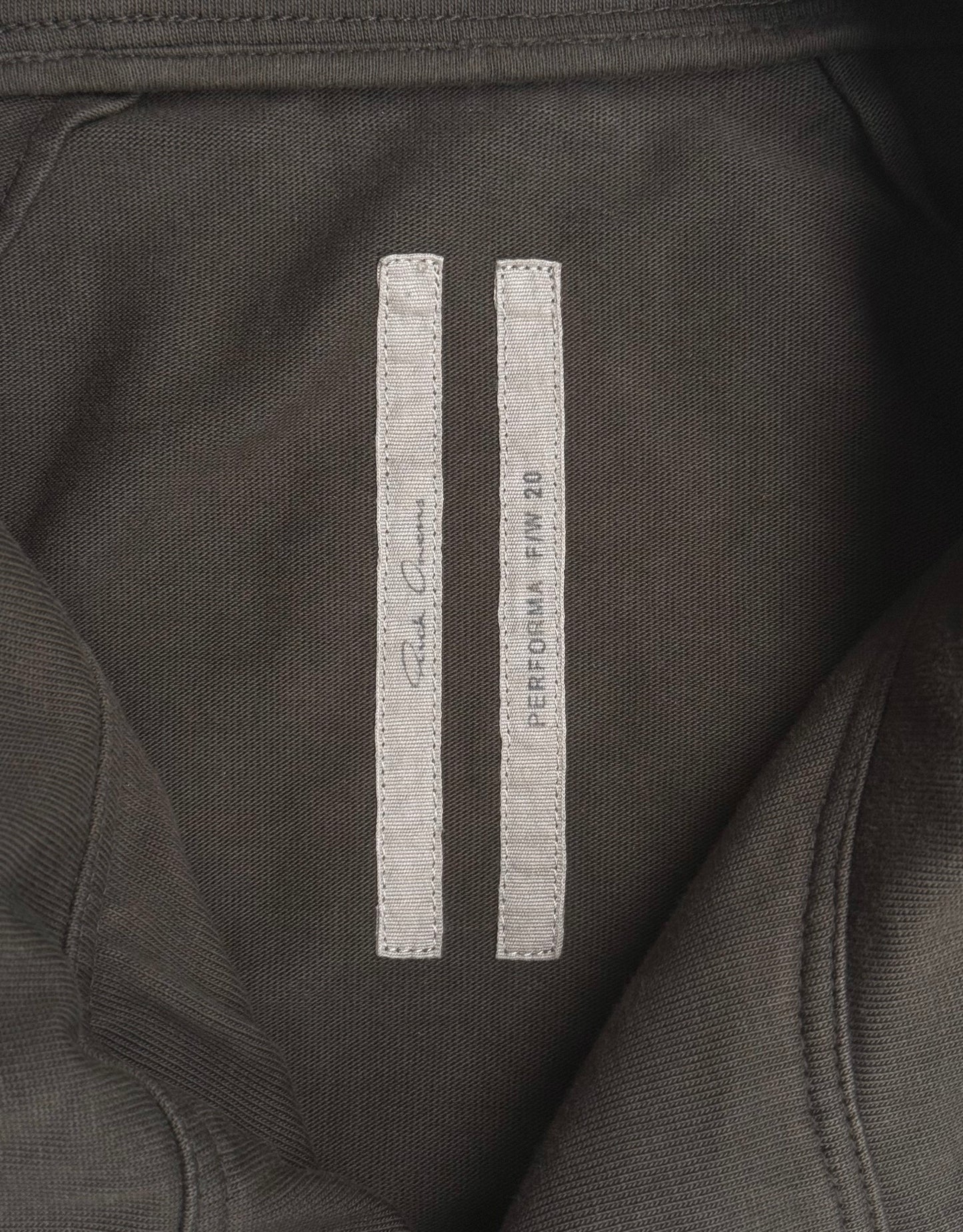 Rick Owens AW20 "PERFORMA" DRK DUST Bauhaus Jogger Track Jacket